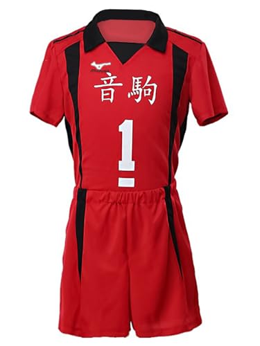 bi bi hou Haikyuu Cosplay Kostüm Nekoma High School Trikot Set T-Shirt und Shorts Haikyuu Tetsurou Kuroo Volleyball Club Uniform Jersey Weihnachten Halloween Karneval Party Sport Kostüm bi bi hou Haikyuu Cosplay Kostüm Nekoma High School Trikot Set T-Shirt und Shorts Haikyuu Tetsurou Kuroo Volleyball Club Uniform Jersey Weihnachten Halloween Karneval Party Sport Kostüm von bi bi hou
