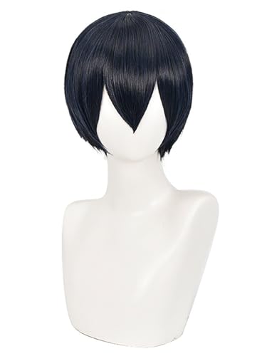 bi bi hou Haikyuu Tobio Kageyama Cosplay Perücke Schwarz Kurze Anime Haikyuu Verkleidung Tobio Kageyama Wig Halloween Karneval Party Kostüm Zubehör Anime Perücke Erwachsene bi bi hou Haikyuu Tobio Kageyama Cosplay Perücke Schwarz Kurze Anime Haikyuu Verkleidung Tobio Kageyama Wig Halloween Karneval Party Kostüm Zubehör Anime Perücke Erwachsene von bi bi hou