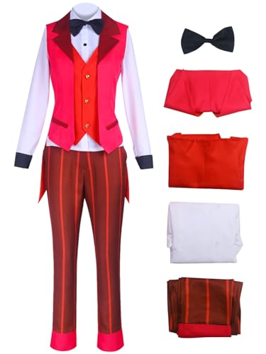 bi bi hou Hazbin Hotel Elizabeth Cosplay Kostüm Set Anime Hazbin Hotel Verkleidung Elizabeth Uniform Weihnachten Halloween Karneval Party Bühnenauftritt Kostüm für Erwachsene bi bi hou Hazbin Hotel Elizabeth Cosplay Kostüm Set Anime Hazbin Hotel Verkleidung Elizabeth Uniform Weihnachten Halloween Karneval Party Bühnenauftritt Kostüm für Erwachsene von bi bi hou