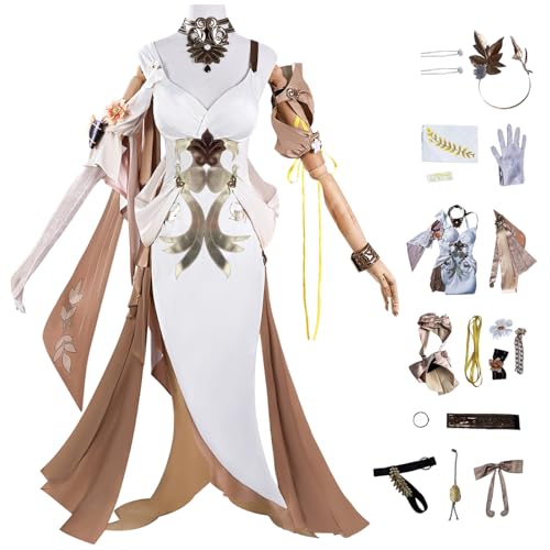 bi bi hou Honkai Star Rail Aglaea Cosplay Kostüm Komplettes Set mit Perücke Honkai Star Rail Verkleidung Aglaea Uniform Halloween Karneval Party Bühnenauftritt Kostüm Erwachsene bi bi hou Honkai Star Rail Aglaea Cosplay Kostüm Komplettes Set mit Perücke Honkai Star Rail Verkleidung Aglaea Uniform Halloween Karneval Party Bühnenauftritt Kostüm Erwachsene von bi bi hou