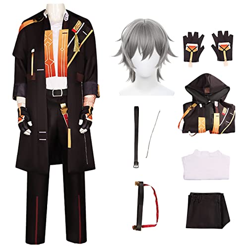 bi bi hou Honkai Star Rail Caelus Cosplay Kostüm mit Perücke Star Rail Trailblazer Caelus Cosplay Verkleidung Caelus Uniform Halloween Karneval Party Bühnenauftritt Kostüm Erwachsene bi bi hou Honkai Star Rail Caelus Cosplay Kostüm mit Perücke Star Rail Trailblazer Caelus Cosplay Verkleidung Caelus Uniform Halloween Karneval Party Bühnenauftritt Kostüm Erwachsene von bi bi hou
