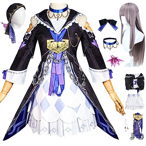 bi bi hou Honkai Star Rail Herta Cosplay Kostüm Komplettes Set mit Perücke Star Rail Herta Cosplay Verkleidung Herta Uniform Halloween Karneval Party Bühnenauftritt Kostüm Erwachsene bi bi hou Honkai Star Rail Herta Cosplay Kostüm Komplettes Set mit Perücke Star Rail Herta Cosplay Verkleidung Herta Uniform Halloween Karneval Party Bühnenauftritt Kostüm Erwachsene von bi bi hou