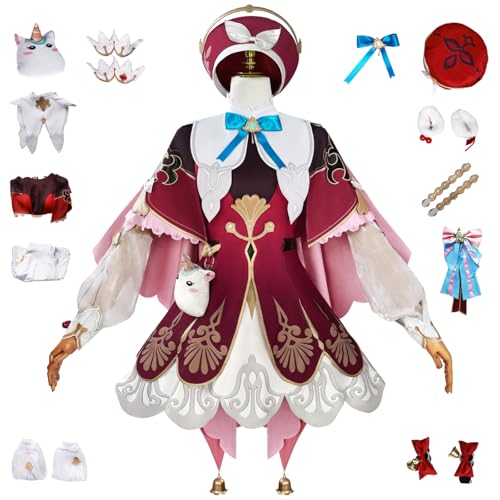 bi bi hou Honkai Star Rail Hyacine Cosplay Kostüm Komplettes Set mit Perücke Honkai Star Rail Verkleidung Hyacine Uniform Halloween Karneval Party Bühnenauftritt Kostüm Erwachsene bi bi hou Honkai Star Rail Hyacine Cosplay Kostüm Komplettes Set mit Perücke Honkai Star Rail Verkleidung Hyacine Uniform Halloween Karneval Party Bühnenauftritt Kostüm Erwachsene von bi bi hou