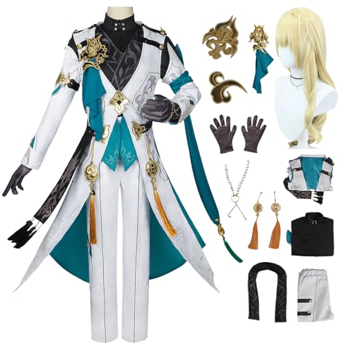 bi bi hou Honkai Star Rail Luocha Cosplay Kostüm Komplettes Set mit Perücke Star Rail Luocha Cosplay Verkleidung Luocha Uniform Halloween Karneval Party Bühnenauftritt Kostüm Erwachsene bi bi hou Honkai Star Rail Luocha Cosplay Kostüm Komplettes Set mit Perücke Star Rail Luocha Cosplay Verkleidung Luocha Uniform Halloween Karneval Party Bühnenauftritt Kostüm Erwachsene von bi bi hou