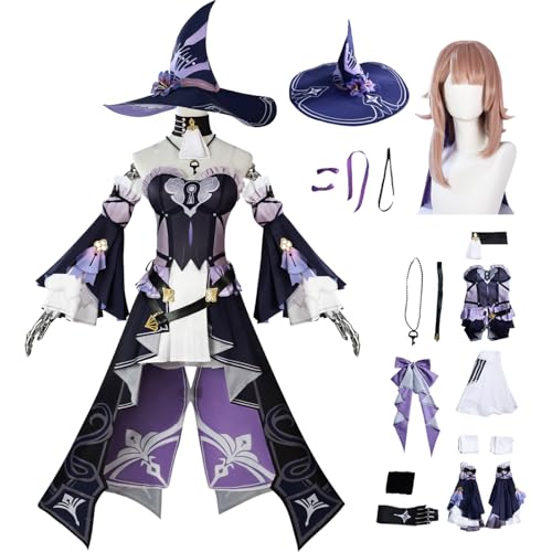 bi bi hou Honkai Star Rail The Herta Cosplay Kostüm Set mit Perücke Star Rail Cosplay Herta Verkleidung The Herta Uniform Hexenkleid Halloween Karneval Party Bühnenauftritt Kostüm Erwachsene bi bi hou Honkai Star Rail The Herta Cosplay Kostüm Set mit Perücke Star Rail Cosplay Herta Verkleidung The Herta Uniform Hexenkleid Halloween Karneval Party Bühnenauftritt Kostüm Erwachsene von bi bi hou