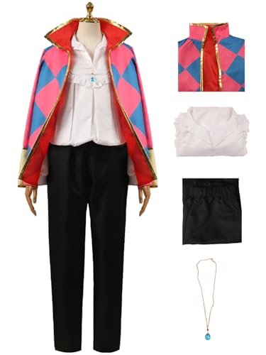 bi bi hou Howl Cosplay Kostüm Set Anime Howl's Moving Castle Verkleidung Howl Uniform Weihnachten Halloween Karneval Party Bühnenauftritt Kostüm Erwachsene bi bi hou Howl Cosplay Kostüm Set Anime Howl's Moving Castle Verkleidung Howl Uniform Weihnachten Halloween Karneval Party Bühnenauftritt Kostüm Erwachsene von bi bi hou