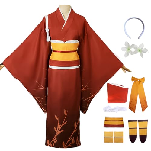 bi bi hou Izumi Kyouka Cosplay Kostüm Komplettes Set mit Perücke Anime Bungo Stray Dogs Cosplay Verkleidung Kyouka Izumi Kimono Halloween Karneval Party Bühnenauftritt Kostüm Erwachsene bi bi hou Izumi Kyouka Cosplay Kostüm Komplettes Set mit Perücke Anime Bungo Stray Dogs Cosplay Verkleidung Kyouka Izumi Kimono Halloween Karneval Party Bühnenauftritt Kostüm Erwachsene von bi bi hou