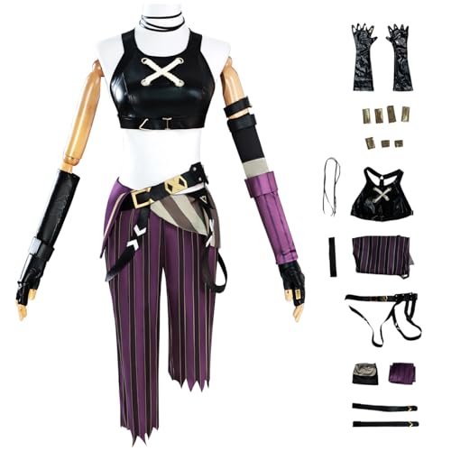 bi bi hou Jinx Cosplay Kostüm Komplettes Set mit Perücke Anime Arcane 2 Cosplay Verkleidung Jinx Uniform Weihnachtstag Halloween Karneval Party Bühnenauftritt Kostüm bi bi hou Jinx Cosplay Kostüm Komplettes Set mit Perücke Anime Arcane 2 Cosplay Verkleidung Jinx Uniform Weihnachtstag Halloween Karneval Party Bühnenauftritt Kostüm von bi bi hou