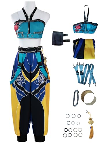 bi bi hou KPop Zoe Cosplay Kostüm Set Anime K-Pop Demon Hunters Verkleidung Zoe Uniform Weihnachten Halloween Karneval Party Bühnenauftritt Kostüm für Erwachsene bi bi hou KPop Zoe Cosplay Kostüm Set Anime K-Pop Demon Hunters Verkleidung Zoe Uniform Weihnachten Halloween Karneval Party Bühnenauftritt Kostüm für Erwachsene von bi bi hou
