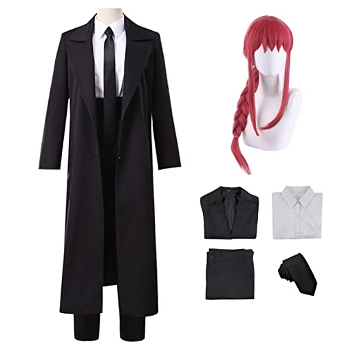 bi bi hou Makima Cosplay Kostüm mit Perücke Anime Chainsaw Man Cosplay Kostüm Makima Cosplay Outfit Complete Set Halloween Karneval Party Kostüm für Erwachsene bi bi hou Makima Cosplay Kostüm mit Perücke Anime Chainsaw Man Cosplay Kostüm Makima Cosplay Outfit Complete Set Halloween Karneval Party Kostüm für Erwachsene von bi bi hou