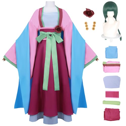 bi bi hou Maomao Cosplay Kostüm Komplettes Set mit Perücke Anime The Apothecary Diaries Cosplay Verkleidung Maomao Kostüm Hanfu Rosa Halloween Karneval Party Bühnenauftritt Kostüm Erwachsene bi bi hou Maomao Cosplay Kostüm Komplettes Set mit Perücke Anime The Apothecary Diaries Cosplay Verkleidung Maomao Kostüm Hanfu Rosa Halloween Karneval Party Bühnenauftritt Kostüm Erwachsene von bi bi hou