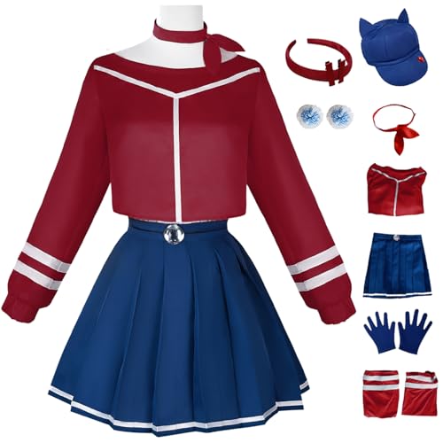 bi bi hou MiSide Mita Cosplay Kostüm Set mit Perücke Hut MiSide Verkleidung Cappy Mita Cosplay JK Uniform Weihnachtstag Halloween Karneval Party Bühnenauftritt Kostüm Erwachsene bi bi hou MiSide Mita Cosplay Kostüm Set mit Perücke Hut MiSide Verkleidung Cappy Mita Cosplay JK Uniform Weihnachtstag Halloween Karneval Party Bühnenauftritt Kostüm Erwachsene von bi bi hou