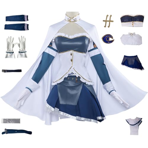 bi bi hou Miki Sayaka Cosplay Kostüm Komplettes Set mit Perücke Anime Puella Magi Madoka Magica Cosplay Verkleidung Sayaka Uniform Halloween Karneval Party Bühnenauftritt Kostüm Erwachsene von bi bi hou