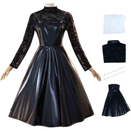 bi bi hou Osaragi Cosplay Kostüm Set mit Perücke Anime Sakamoto Days Cosplay Verkleidung Osaragi Uniform Schwarzes Gothic Kleid Halloween Karneval Party Bühnenauftritt Kostüm Erwachsene bi bi hou Osaragi Cosplay Kostüm Set mit Perücke Anime Sakamoto Days Cosplay Verkleidung Osaragi Uniform Schwarzes Gothic Kleid Halloween Karneval Party Bühnenauftritt Kostüm Erwachsene von bi bi hou