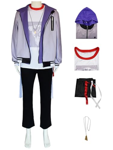 bi bi hou Project Sekai Aoyagi Toya Cosplay Kostüm Komplettes Set Project Sekai Cosplay Verkleidung Toya Aoyagi Uniform Halloween Karneval Party Bühnenauftritt Kostüm Erwachsene von bi bi hou