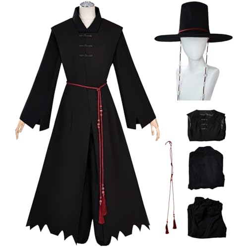 bi bi hou Saja Boys Jinu Cosplay Kostüm Set Anime Demon Hunters Verkleidung Sajaboys Jinu Uniform Weihnachten Halloween Karneval Party Bühnenauftritt Kostüm für Erwachsene von bi bi hou