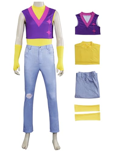 bi bi hou Saja Boys Mystery Cosplay Kostüm Set Anime Demon Hunters Verkleidung Sajaboys Mystery Uniform Weihnachten Halloween Karneval Party Bühnenauftritt Kostüm für Erwachsene von bi bi hou