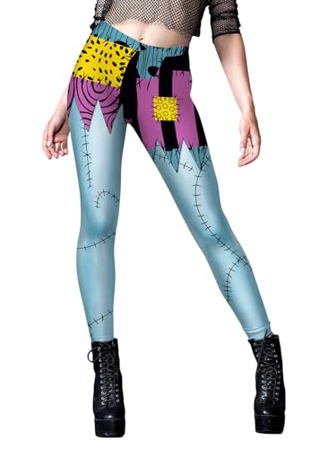 bi bi hou Sally Cosplay Kostüm Damen Hosen Film Jack Skellington Verkleidung Skelett Braut Sally Kostüm Gothic Gedruckt Outfit Weihnachten Halloween Karneval Party Bühnenauftritt Kleidung bi bi hou Sally Cosplay Kostüm Damen Hosen Film Jack Skellington Verkleidung Skelett Braut Sally Kostüm Gothic Gedruckt Outfit Weihnachten Halloween Karneval Party Bühnenauftritt Kleidung von bi bi hou