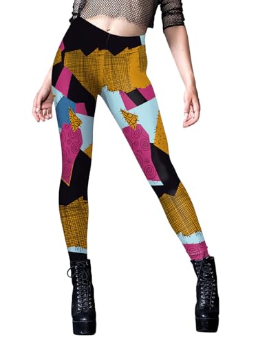 bi bi hou Sally Cosplay Kostüm Damen Hosen Film Jack Skellington Verkleidung Skelett Braut Sally Kostüm Gothic Gedruckt Outfit Weihnachten Halloween Karneval Party Bühnenauftritt Kleidung bi bi hou Sally Cosplay Kostüm Damen Hosen Film Jack Skellington Verkleidung Skelett Braut Sally Kostüm Gothic Gedruckt Outfit Weihnachten Halloween Karneval Party Bühnenauftritt Kleidung von bi bi hou