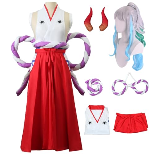 bi bi hou Yamato Cosplay Kostüm Set mit Perücke Anime Verkleidung Yamato Kimono Halloween Karneval Weihnachten Party Bühnenauftritt Kostüm für Erwachsene bi bi hou Yamato Cosplay Kostüm Set mit Perücke Anime Verkleidung Yamato Kimono Halloween Karneval Weihnachten Party Bühnenauftritt Kostüm für Erwachsene von bi bi hou