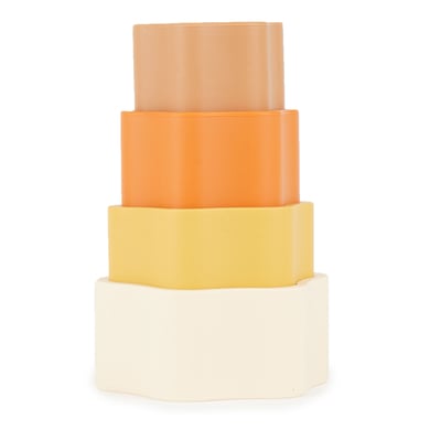 bieco Silikon Stapelturm Blume Chocolate Bliss von Bieco