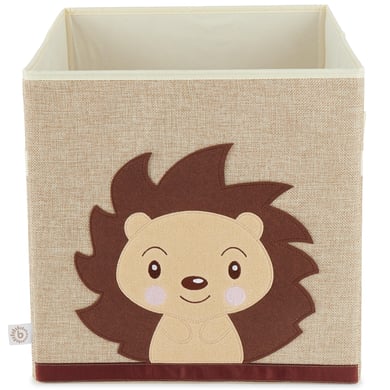bieco Staubox Igel Piksi, Natur 32cm von Bieco