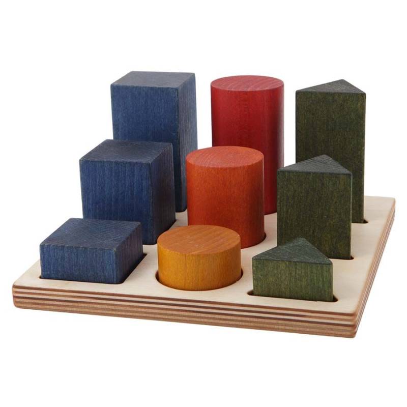 10-tlg kreatives Regenbogen 3D Steckspiel 10-tlg kreatives Regenbogen 3D Steckspiel