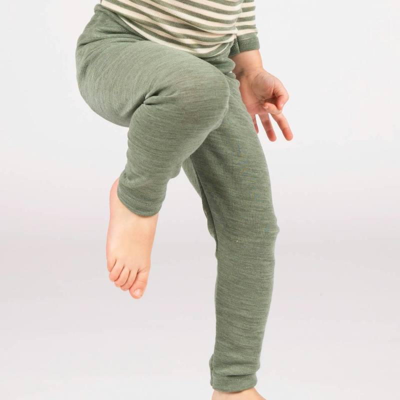 100% Wolle Baby Leggings uni salbeigrün 74/80 100% Wolle Baby Leggings uni salbeigrün 74/80