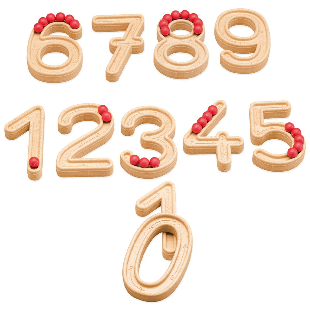 11 Ziffern aus RE-Wood® - Zahlen lernen ab 5 Jahren