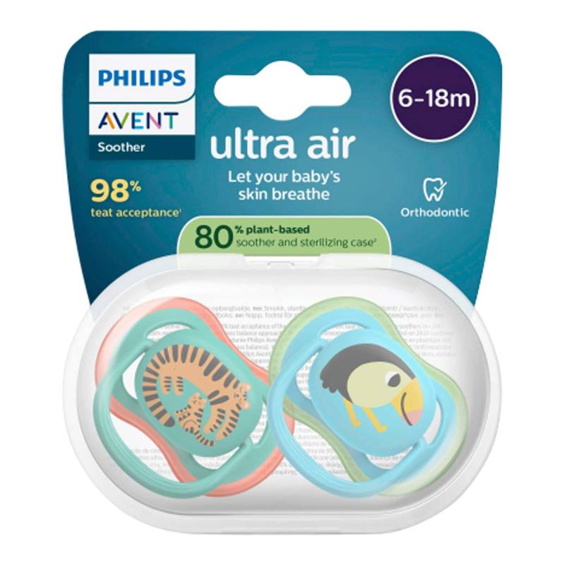 Philips Avent 2er-Pack Schnuller ultra air, 6-18M Philips Avent 2er-Pack Schnuller ultra air, 6-18M von Philips Avent
