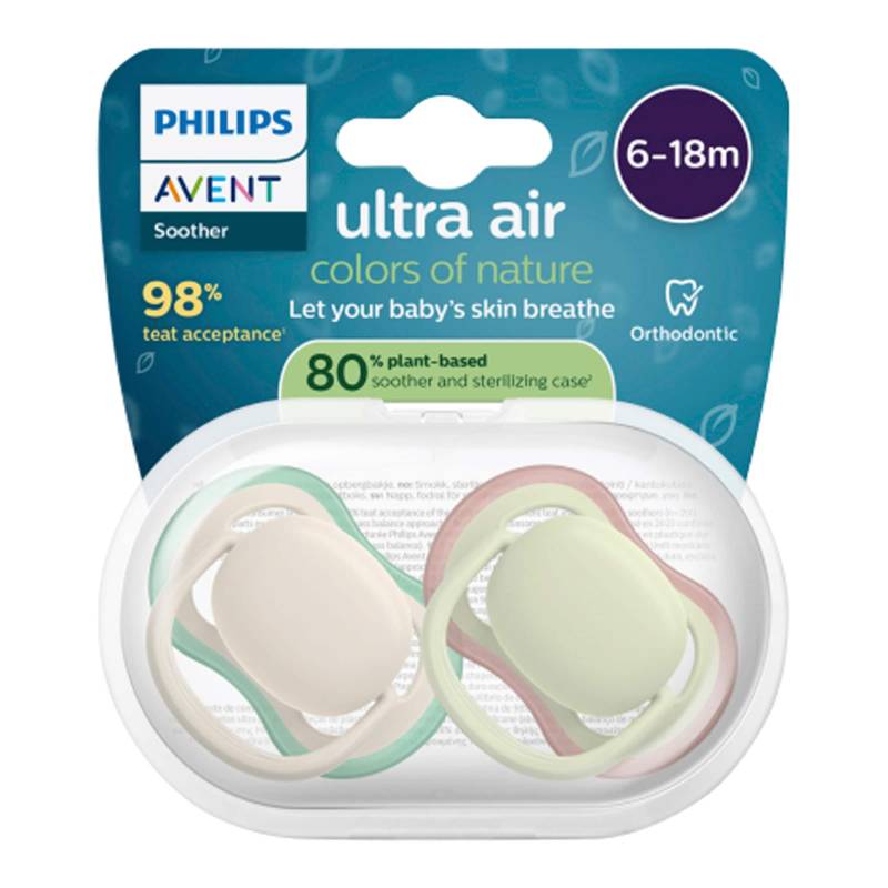 2er-Pack Schnuller ultra air, 6-18M