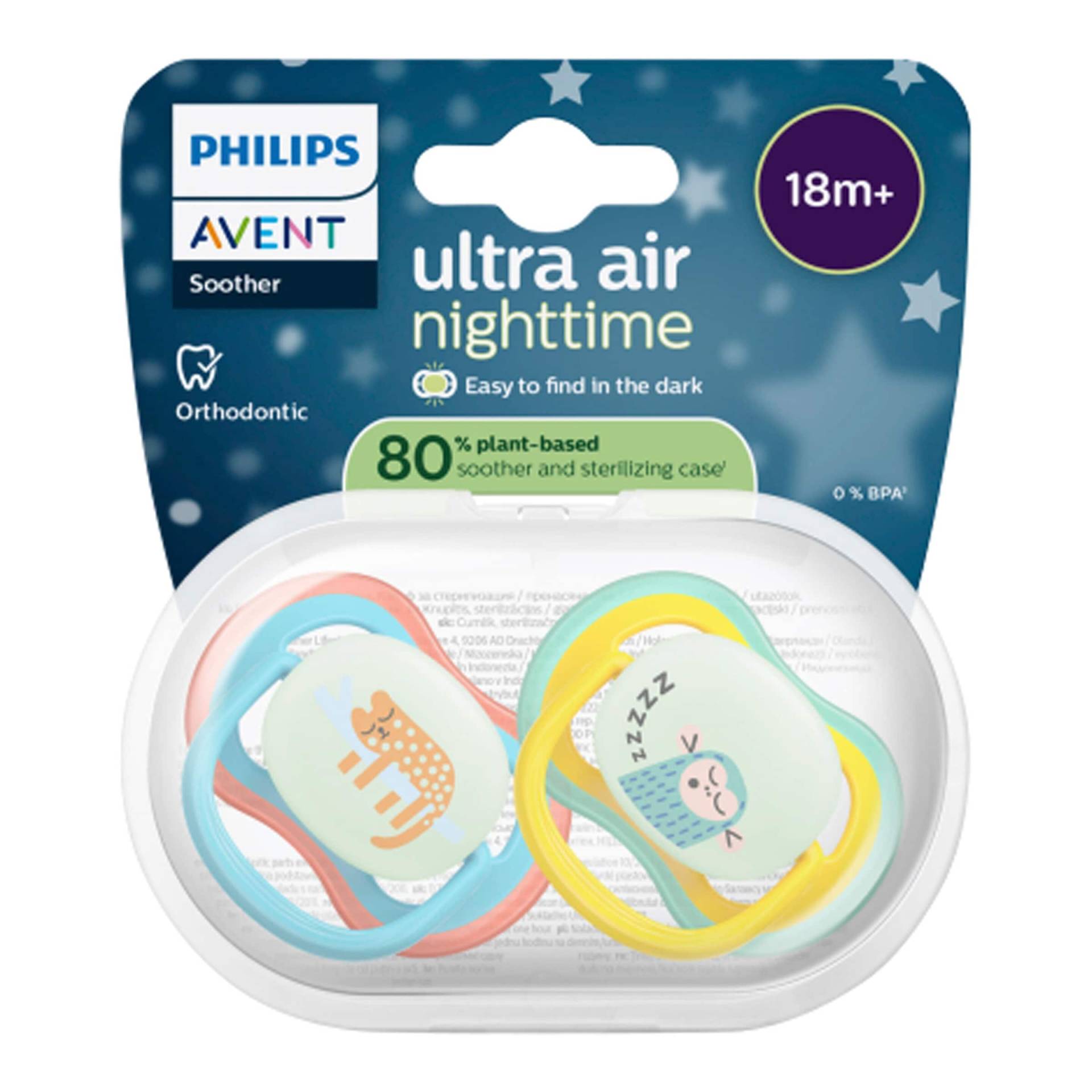 2er-Pack Schnuller ultra air Nighttime, ab 18M 2er-Pack Schnuller ultra air Nighttime, ab 18M