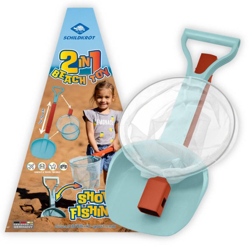 2in1 Beachtoy Set, Schaufel + Kescher
