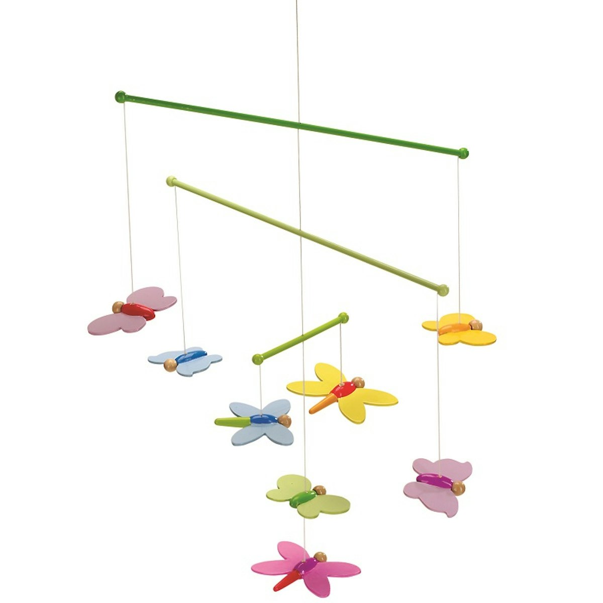 3-D Mobile für Wickeltisch od. Bettchen - Schmetterling