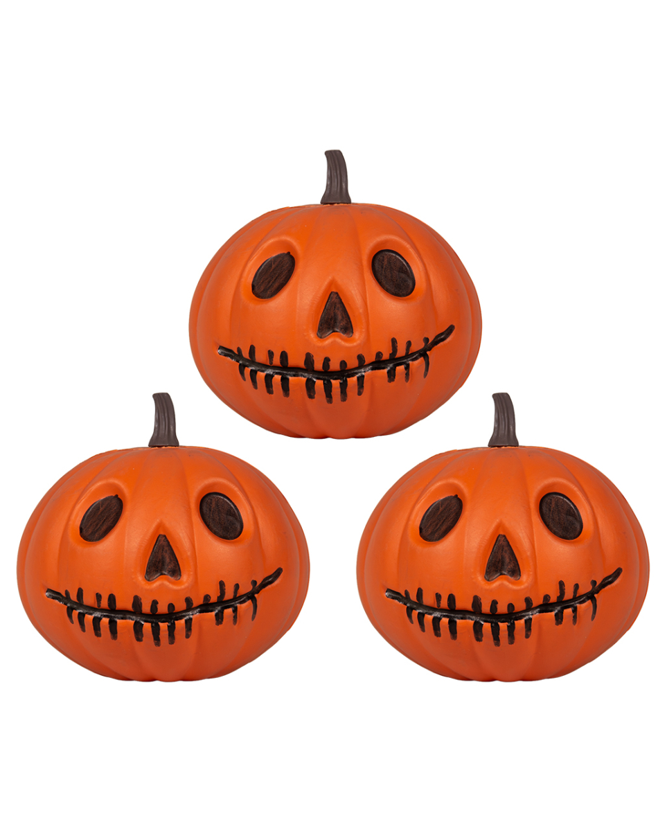 3 Jack O'Lantern Halloween Kürbisse 3 Jack O'Lantern Halloween Kürbisse