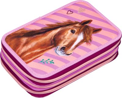 3-fach Federmäppchen - Pferdefreunde 3-fach Federmäppchen - Pferdefreunde