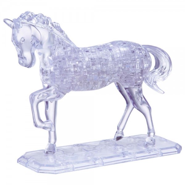 3D Crystal Puzzle - Pferd Transparent