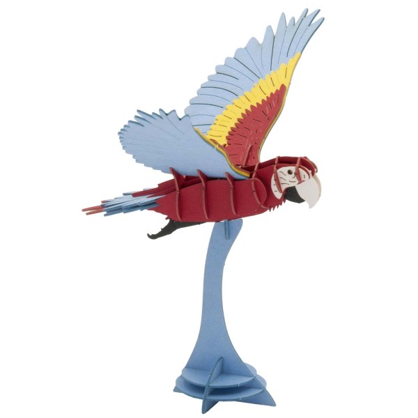 3D Papiermodell Fliegender Ara 3D Papiermodell Fliegender Ara