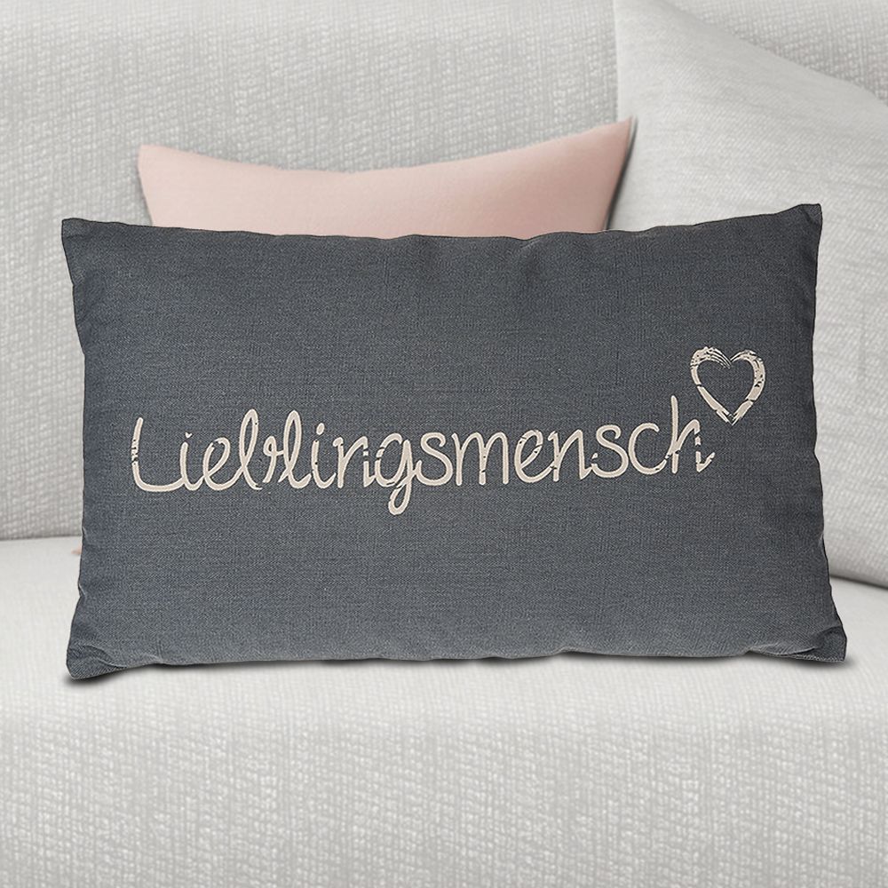 Kissen Lieblingsmensch Kissen Lieblingsmensch von Monsterzeug