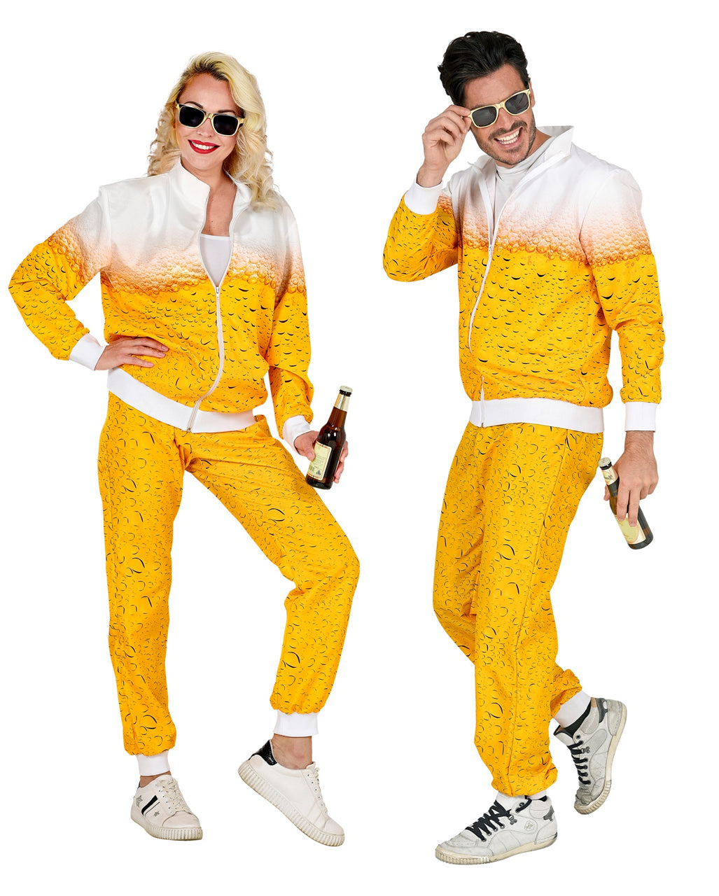 80er-Jahre Bier Jogginganzug für Sie & Ihn
