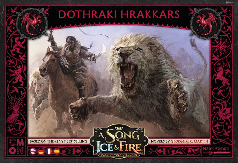 A Song Of Ice And Fire Targaryen Dothraki Hrakkars (DE/EN/FR/ES) CMON Löwen