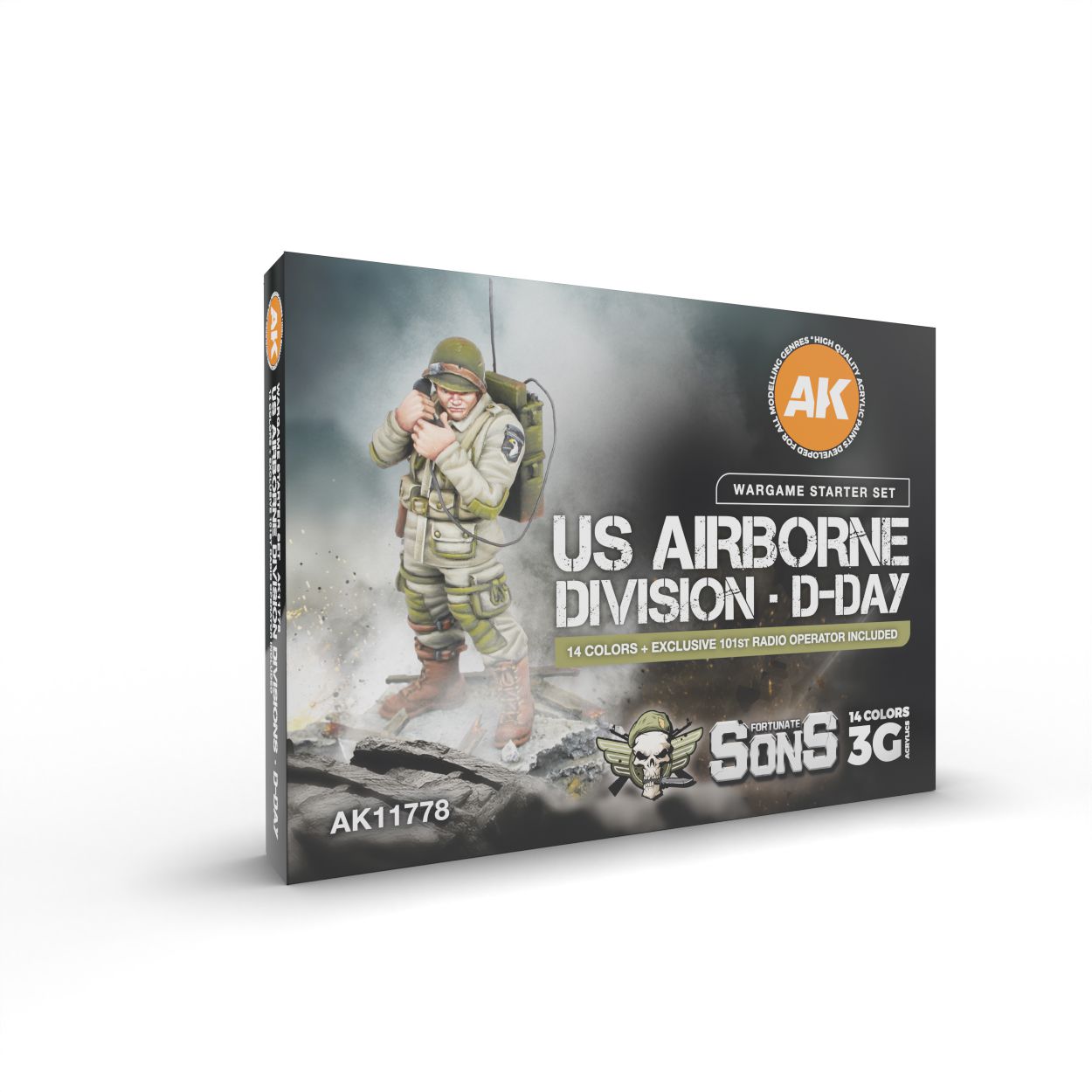 AK Interactive US Airborn Division D-Day Wargame Starter Set Bolt Action AK Interactive US Airborn Division D-Day Wargame Starter Set Bolt Action