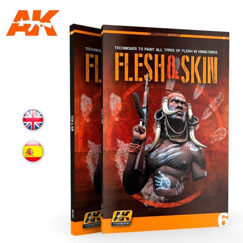 AK Learning 06 Flesh & Skin Painting Guide AK241 Malanleitung für Haut AK Learning 06 Flesh & Skin Painting Guide AK241 Malanleitung für Haut