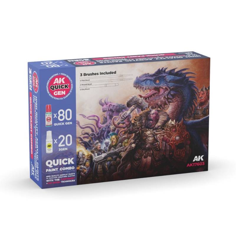 AK Quick Gen Combo Set 100 Farben AK Quick Gen Combo Set 100 Farben