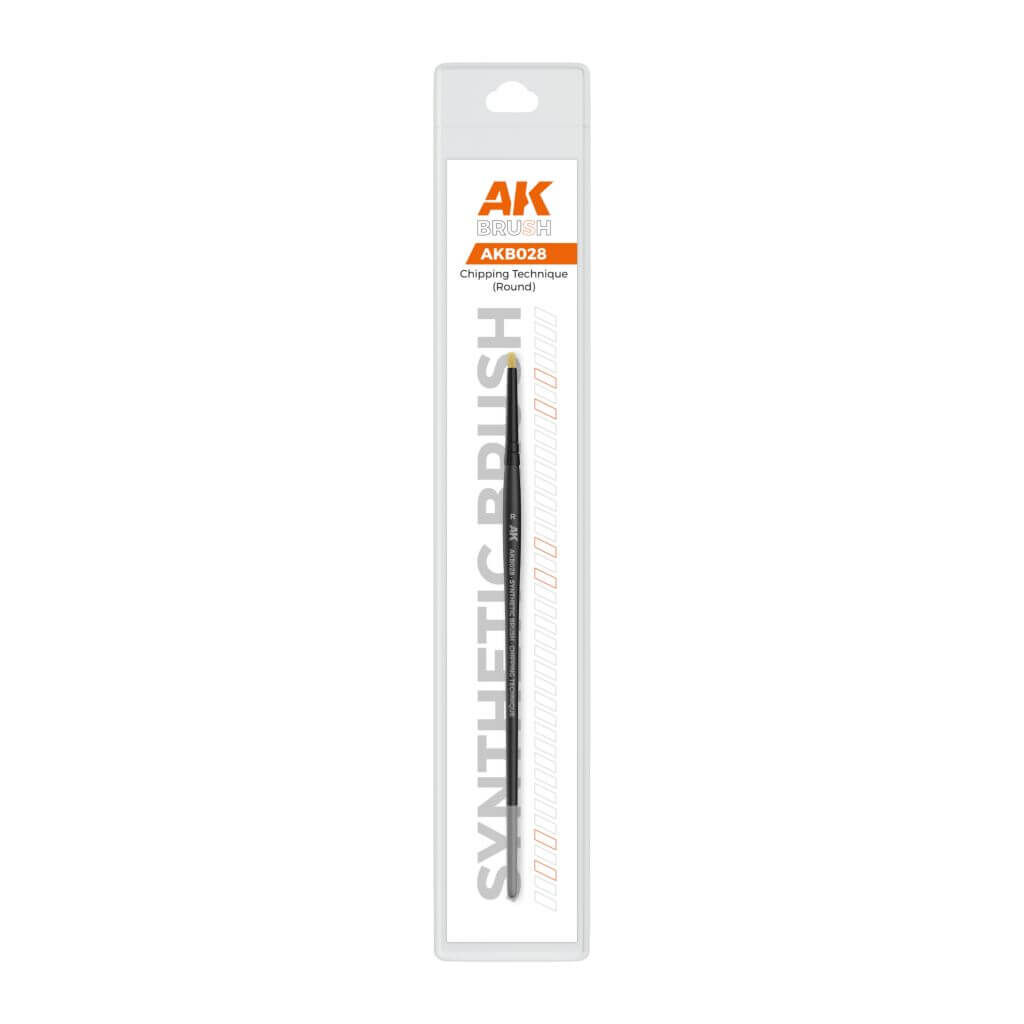 AK Synthetikpinsel - Chipping-Technik (Rund)