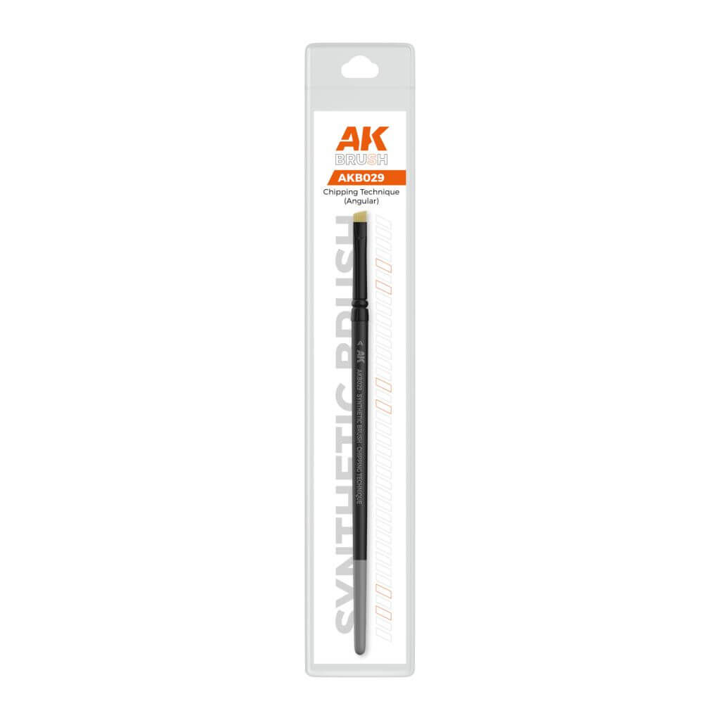 AK Synthetikpinsel - Chipping-Technik (Schräg)