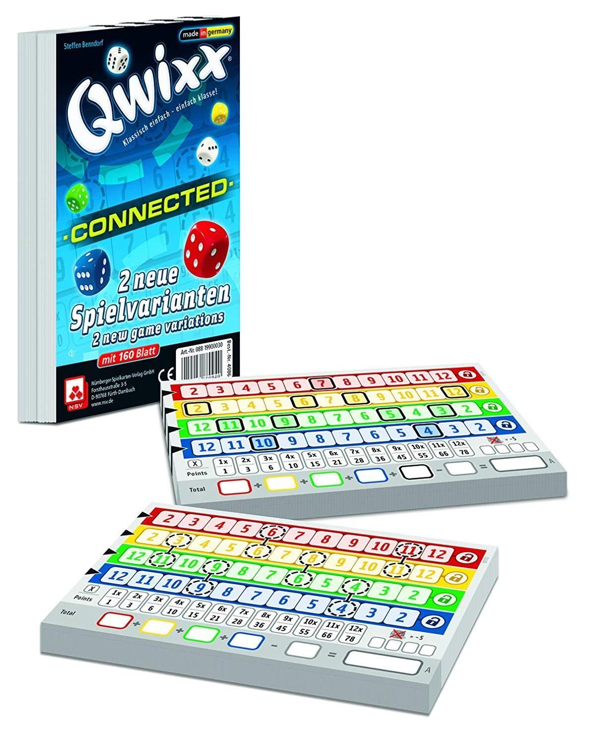 ASS Altenburger Spielkarten - QWIXX - CONNECTED - ZUSATZBLÖCKE