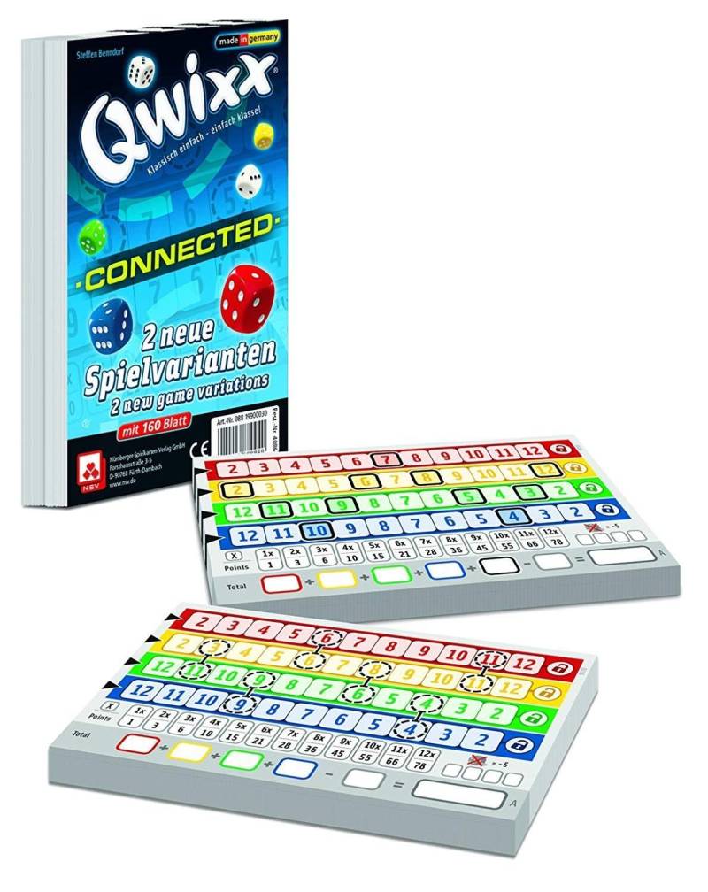 ASS Altenburger Spielkarten - QWIXX - CONNECTED - ZUSATZBLÖCKE
