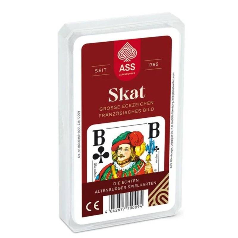 ASS Altenburger Spielkarten - Skat große Eckzeichen französisches Bild ASS Altenburger Spielkarten - Skat große Eckzeichen französisches Bild