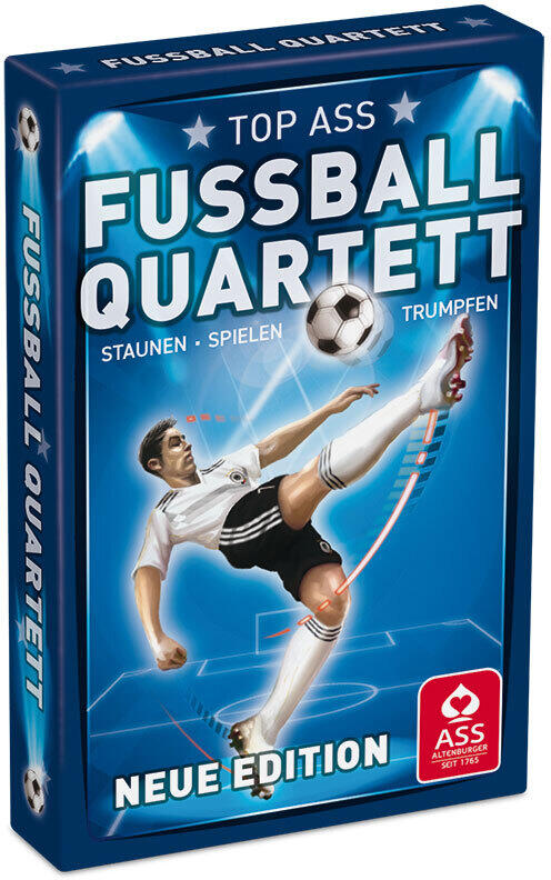 ASS Altenburger Spielkarten - TOP ASS Giga Quartett Fußball